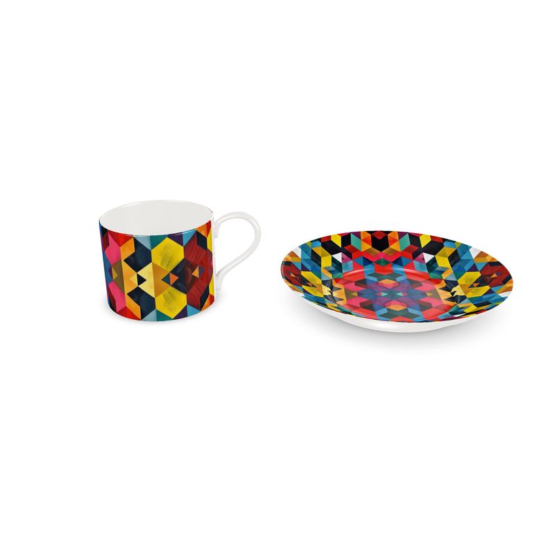 Abstract Spectrum Bone China