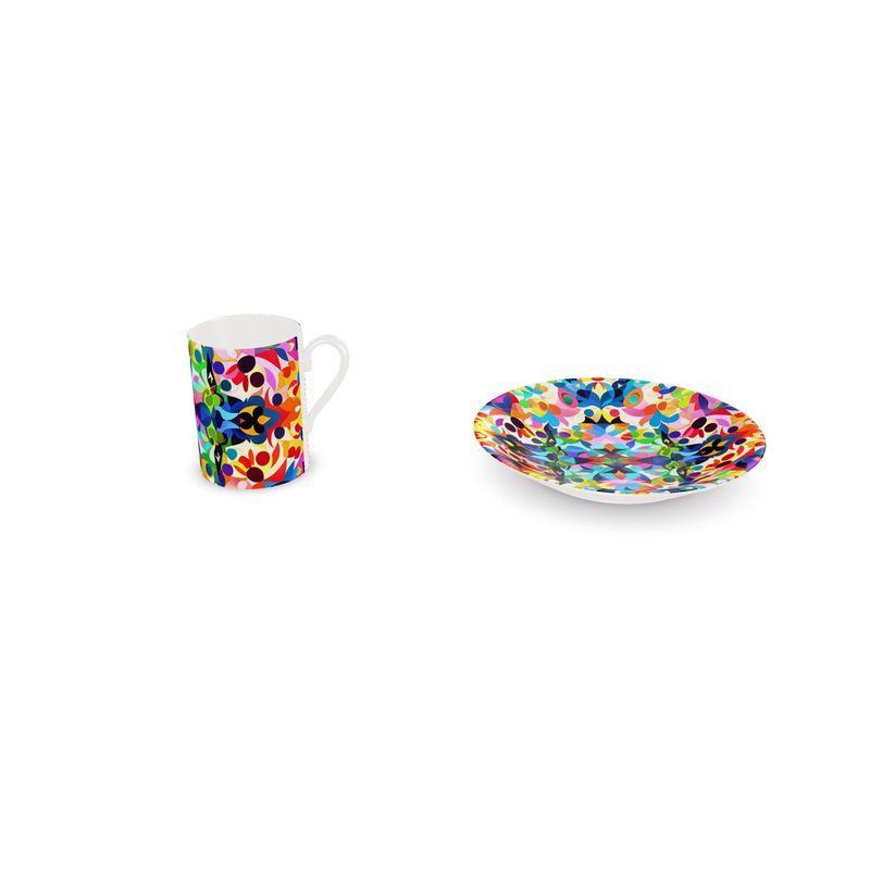 Santa Monica Kaleidoscope Bone China