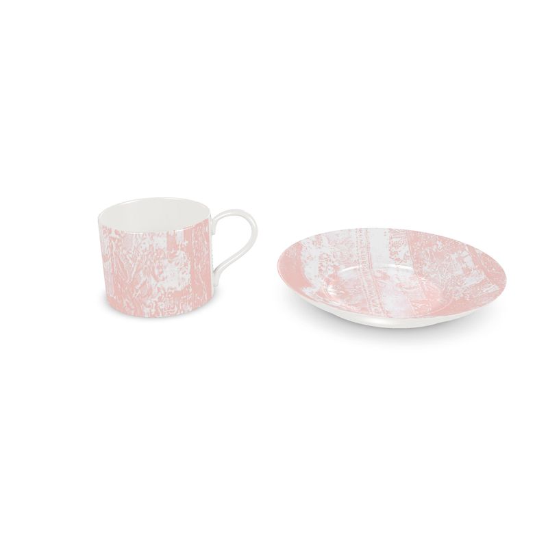 Cottage Lace in Pink Bone China