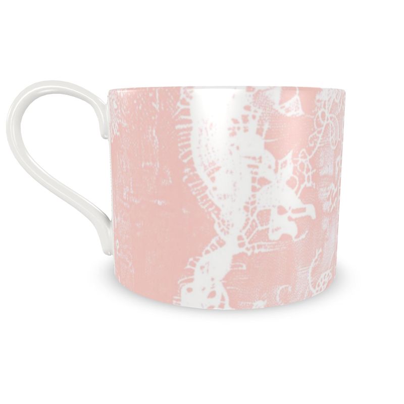Cottage Lace in Pink Bone China