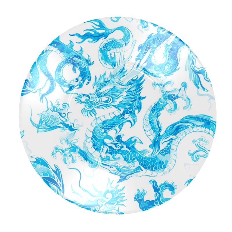 Swansey Dragon Turquoise Bone China