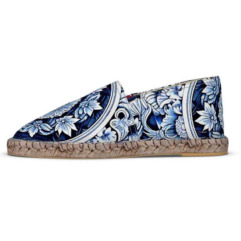 Astorbourne Medallion Blue Espadrilles