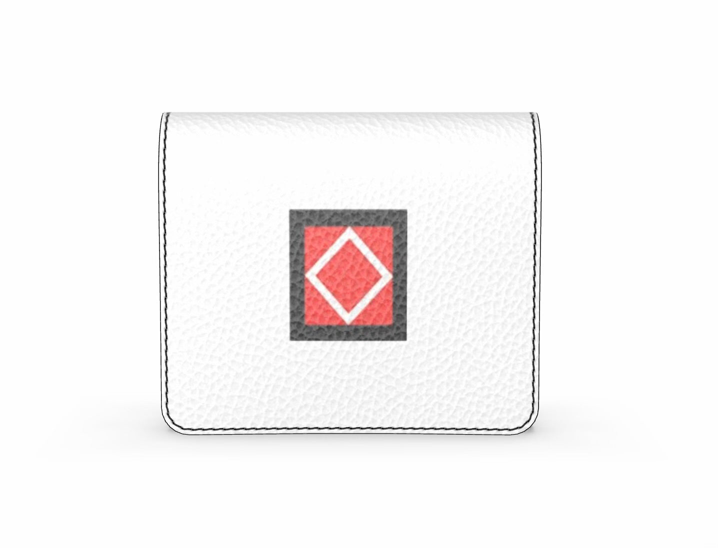 Andie Bourne Ultra Limited Edition Signature Nappa White Leather Foldover Wallet