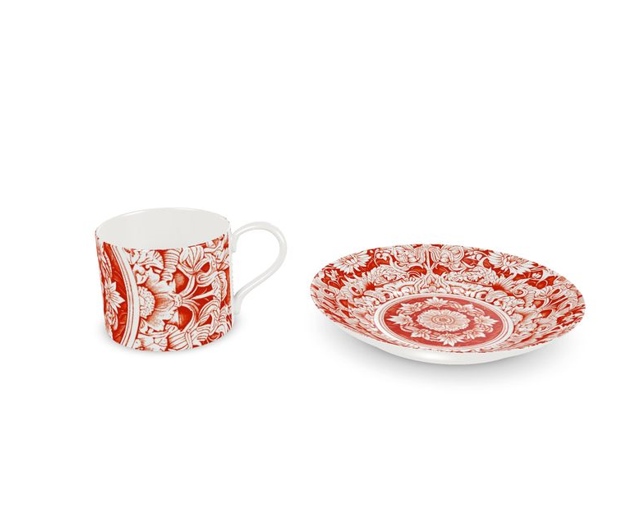 Astorbourne Medallion Red Floral Bone China