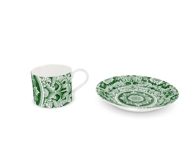 Astorbourne Medallion Green Floral Bone China