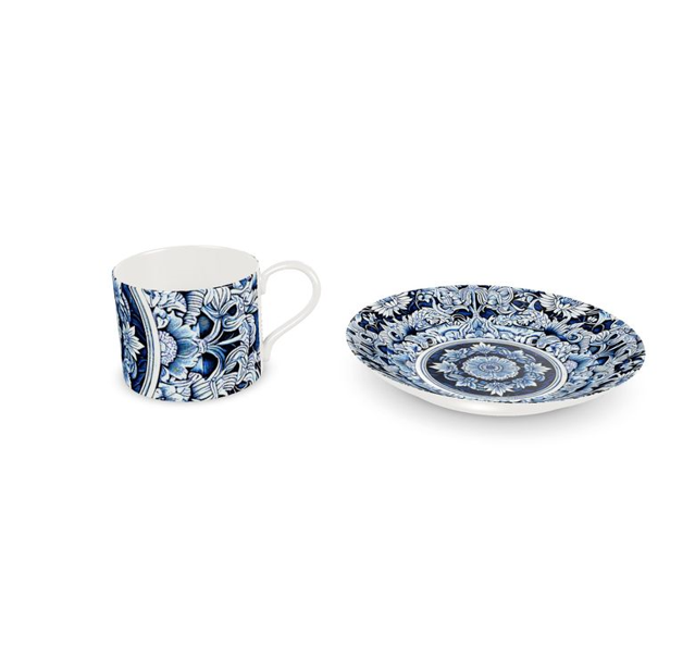 Astorbourne Medallion Blue Floral Bone China