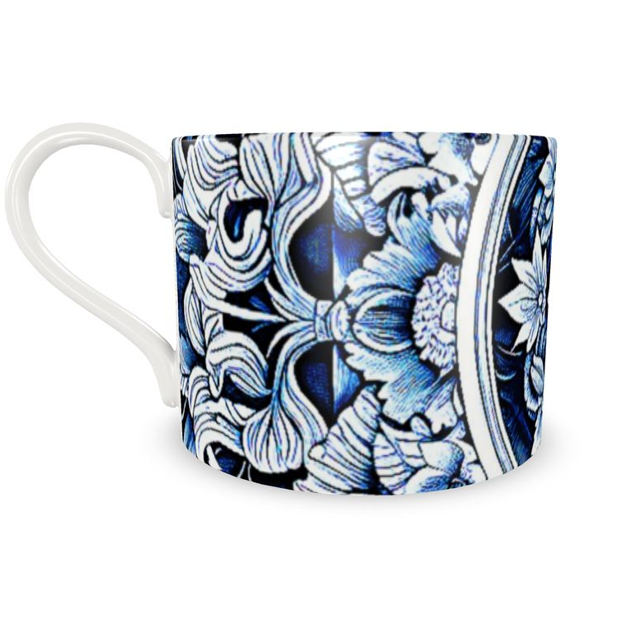 Astorbourne Medallion Blue Floral Bone China