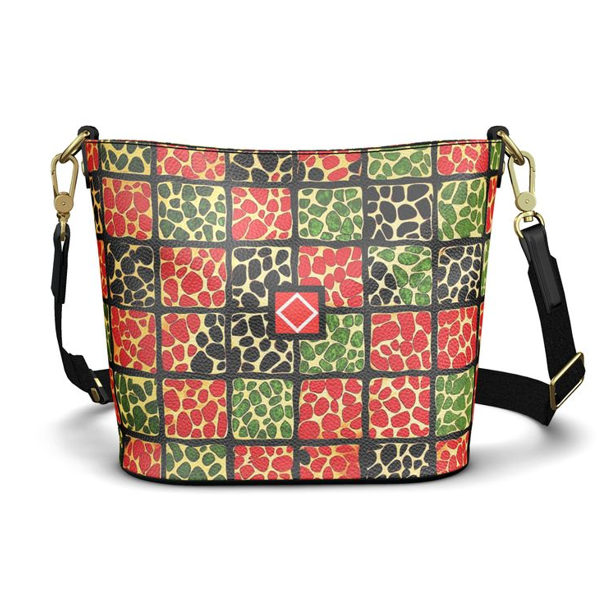 A Very Leopard Christmas Bucket Tote