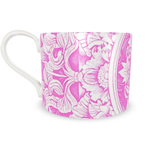 Astorbourne Medallion Pink Floral Bone China