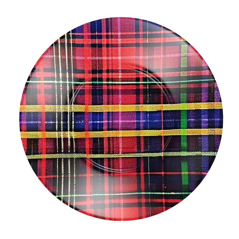 Highland Red Tartan Bone China