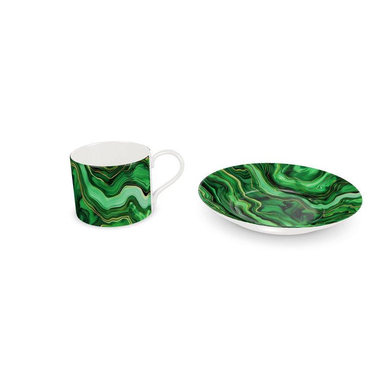 Marble in Emerald Bone China