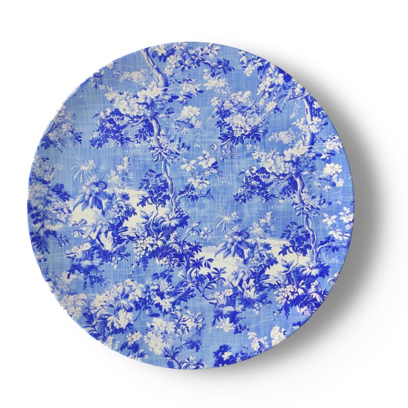 Millicent Blue Floral Toile Bone China