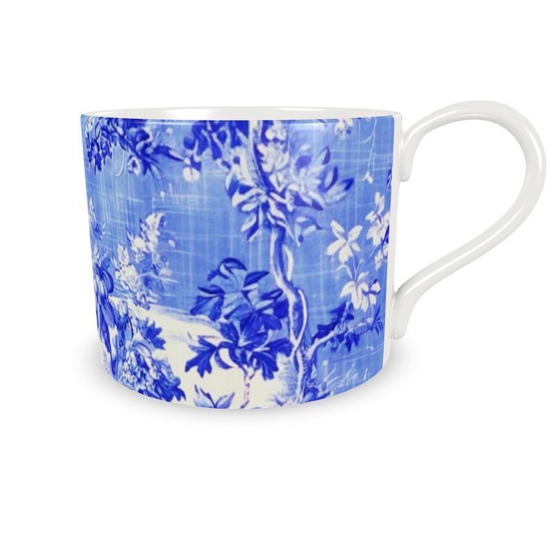 Millicent Blue Floral Toile Bone China