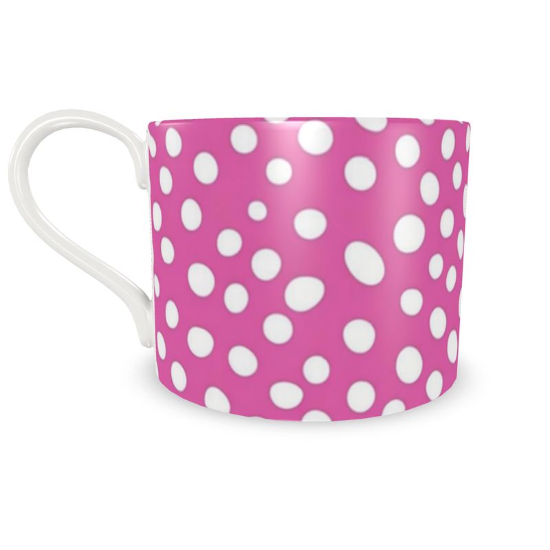 Dottie Dot Pink Bone China