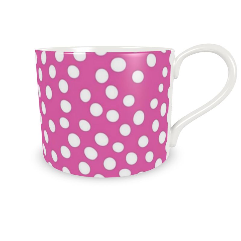 Dottie Dot Pink Bone China