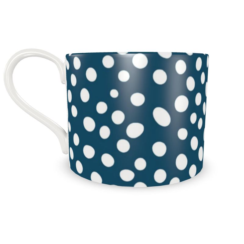 Dottie Dot Navy Bone China