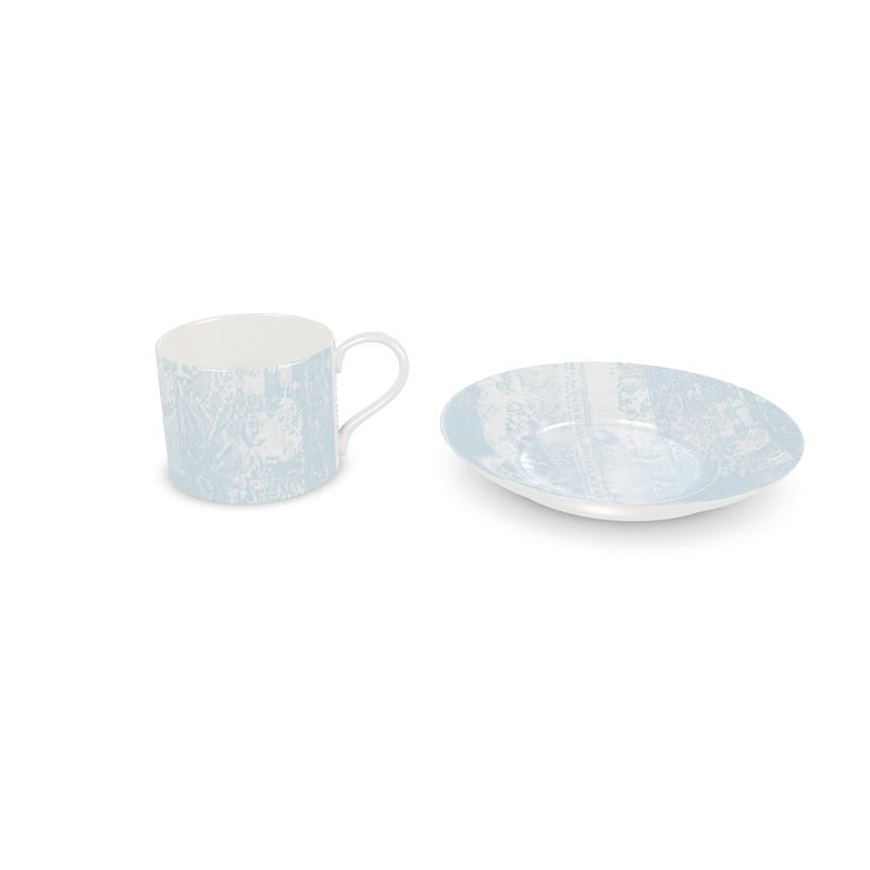 Cottage Lace in Blue Bone China