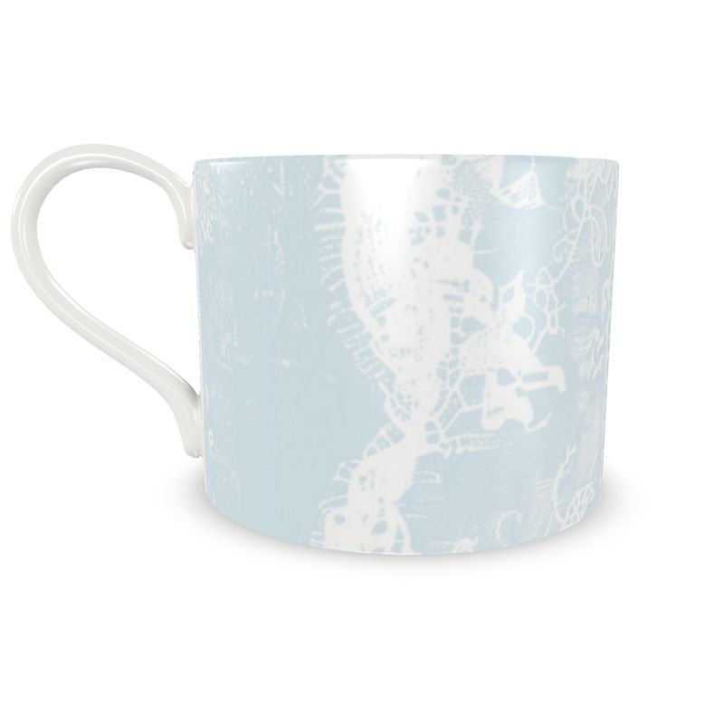 Cottage Lace in Blue Bone China