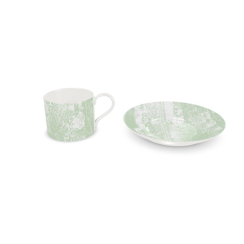 Cottage Lace in Green Bone China