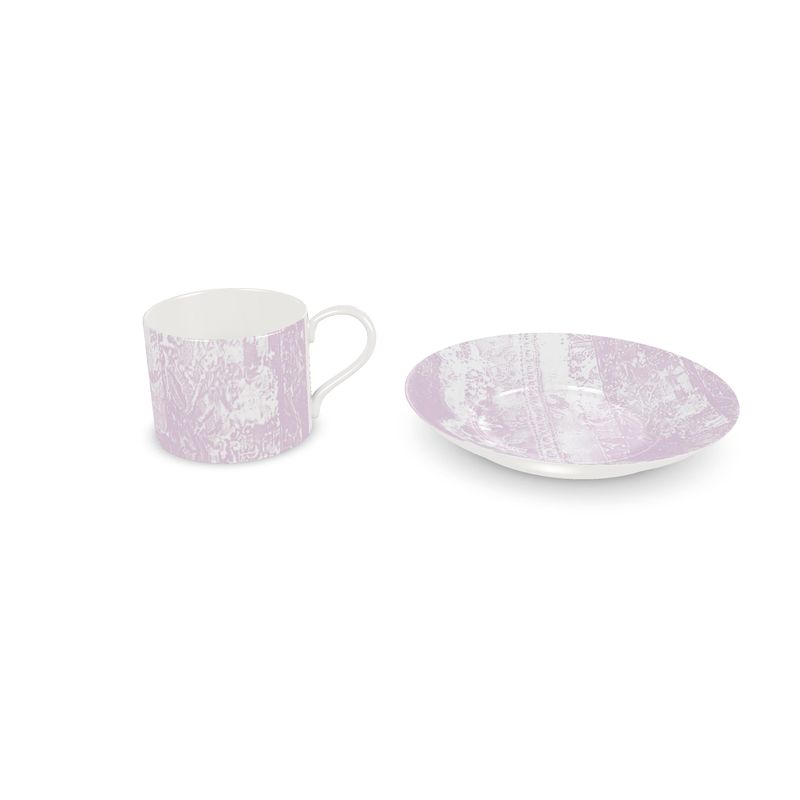 Cottage Lace in Lavender Bone China