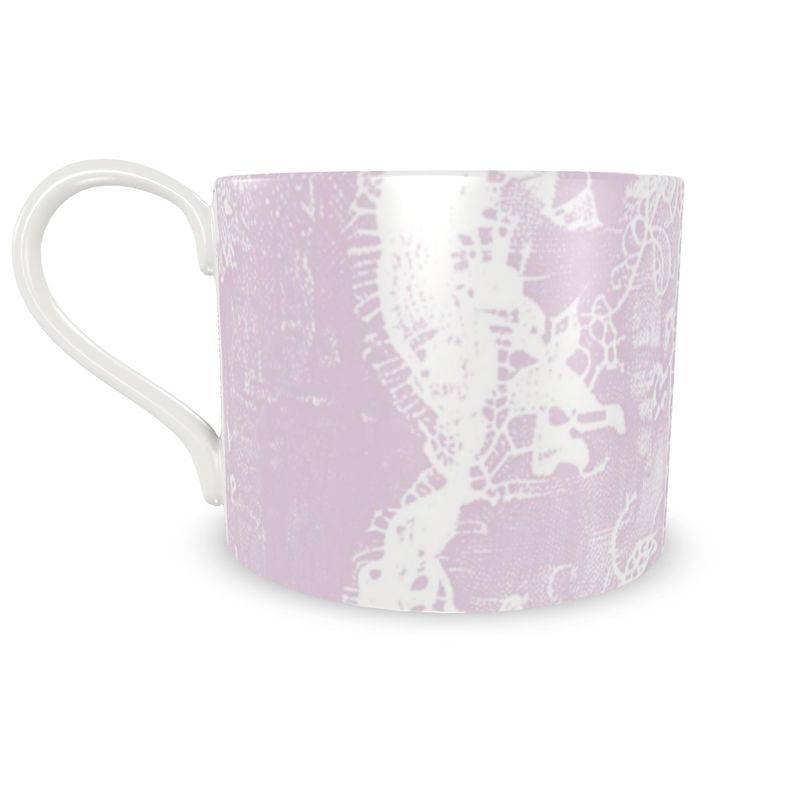 Cottage Lace in Lavender Bone China