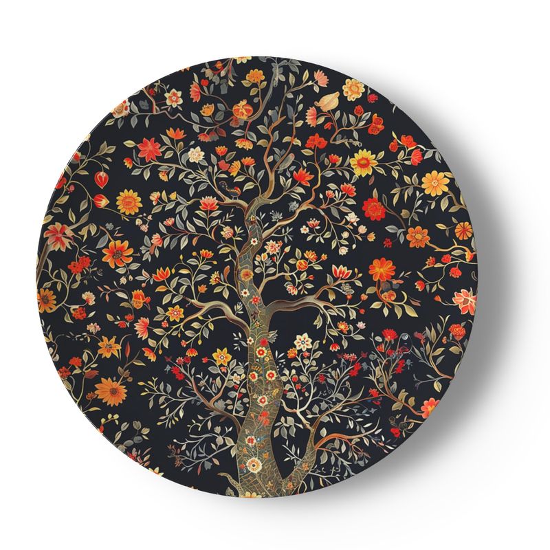 Indian Tree in Black Bone China