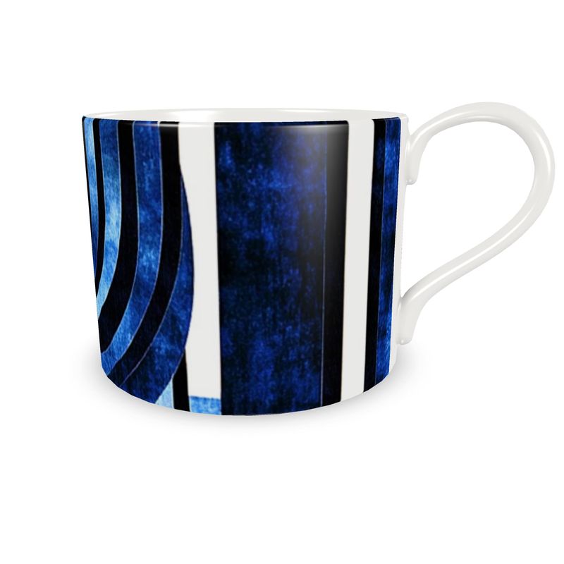 Montauk Midcentury Blue Bone China