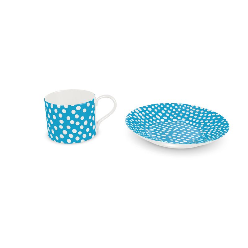 Dottie Dot Turquoise Bone China