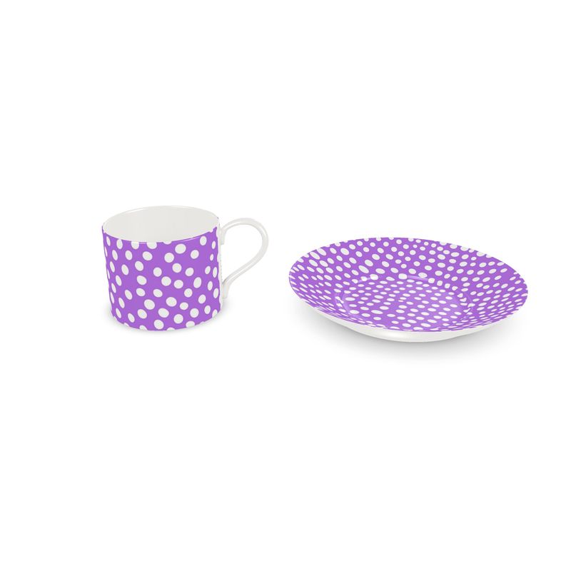 Dottie Dot Purple Bone China