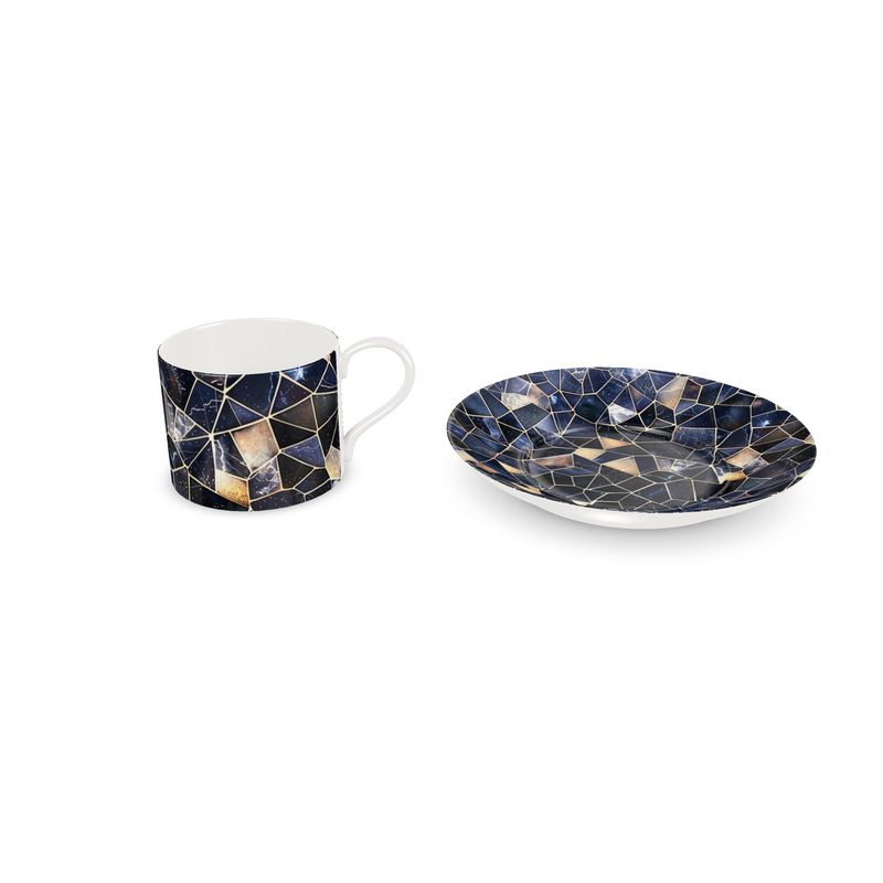 Midnight Sparkle Bone China