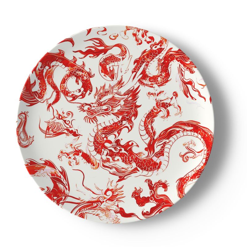 Swansey Dragon Red Bone China