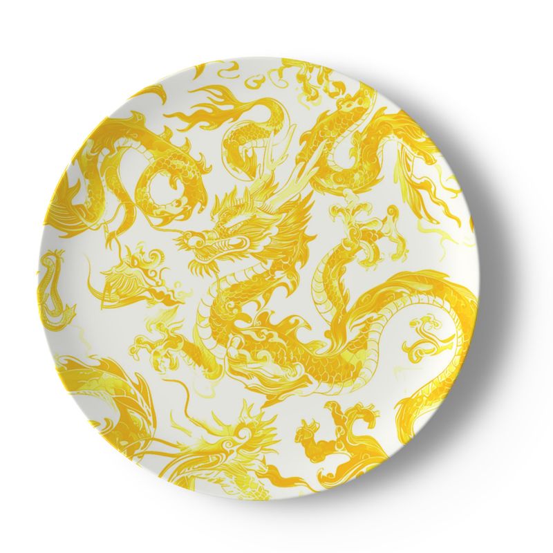 Swansey Dragon Yellow Bone China