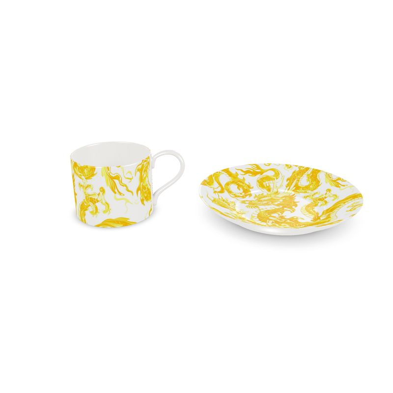 Swansey Dragon Yellow Bone China