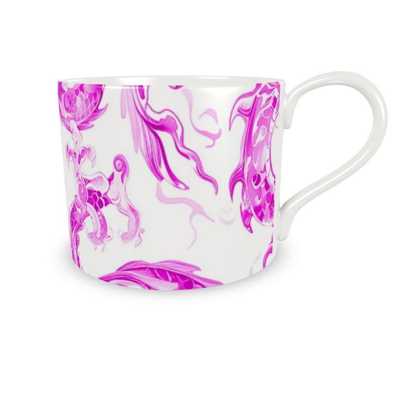 Swansey Dragon Pink Bone China