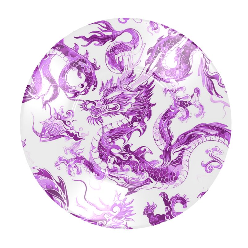 Swansey Dragon Purple Bone China