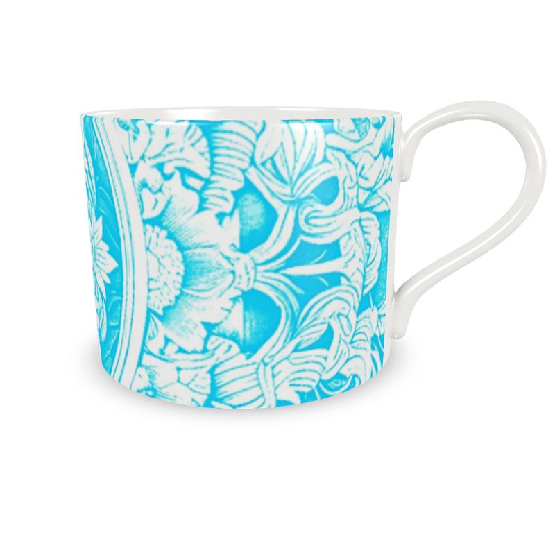 Astorbourne Medallion Turquoise Floral Bone China