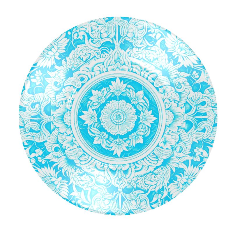 Astorbourne Medallion Turquoise Floral Bone China