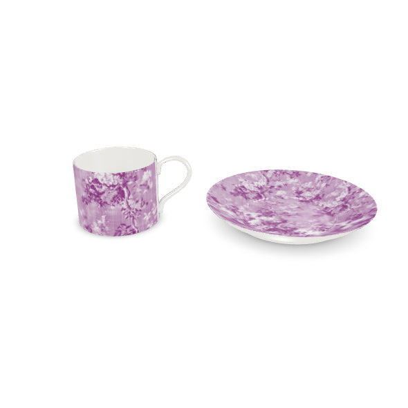 Millicent Purple Floral Toile Bone China