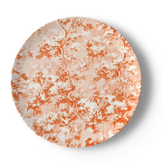 Millicent Russet Floral Toile Bone China