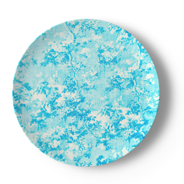 Millicent Turquoise Floral Toile Bone China