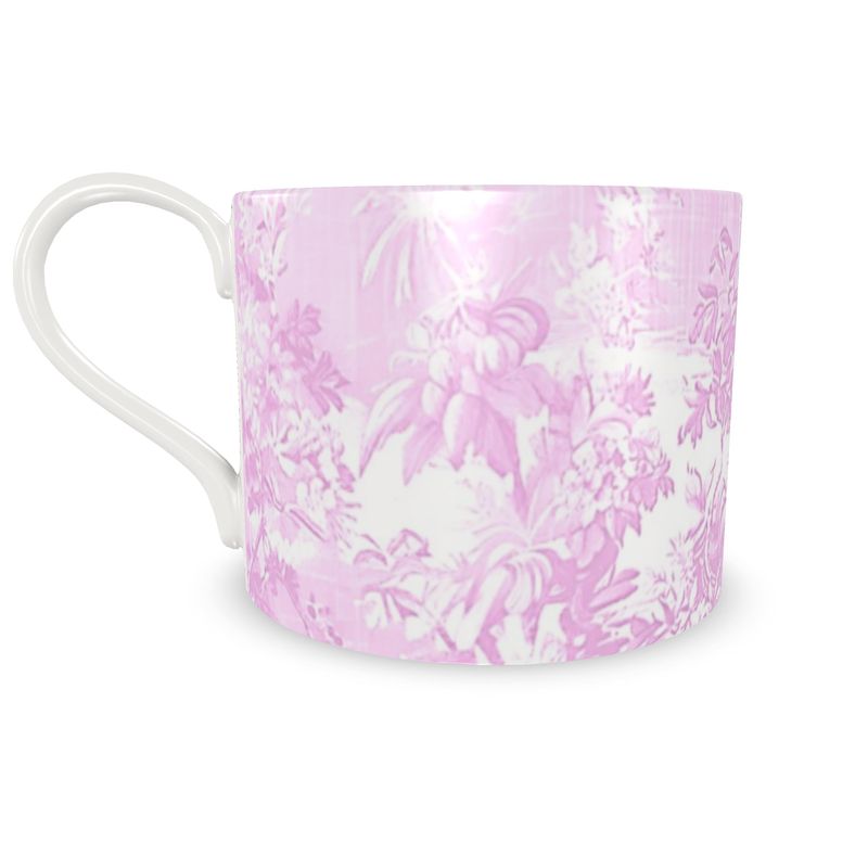 Millicent Pink Floral Toile Bone China