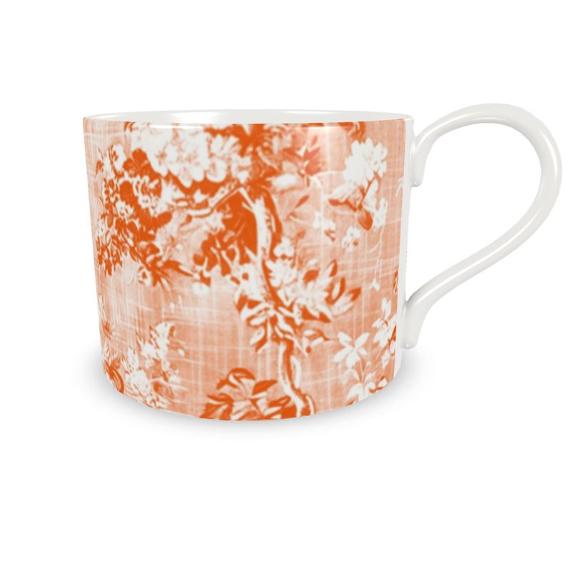 Millicent Russet Floral Toile Bone China