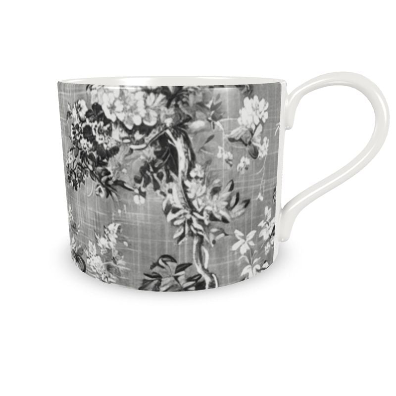 Millicent Black Floral Toile Bone China