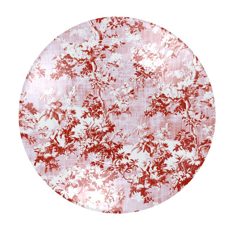 Millicent Dark Red Floral Toile Bone China