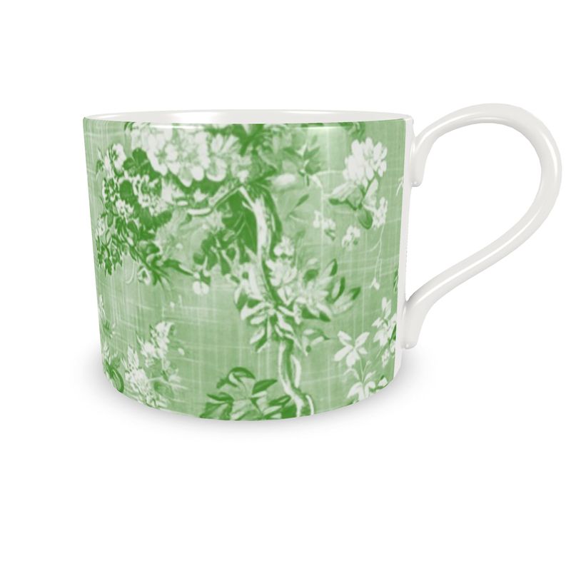 Millicent Green Floral Toile Bone China