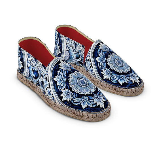 Astorbourne Medallion Blue Espadrilles