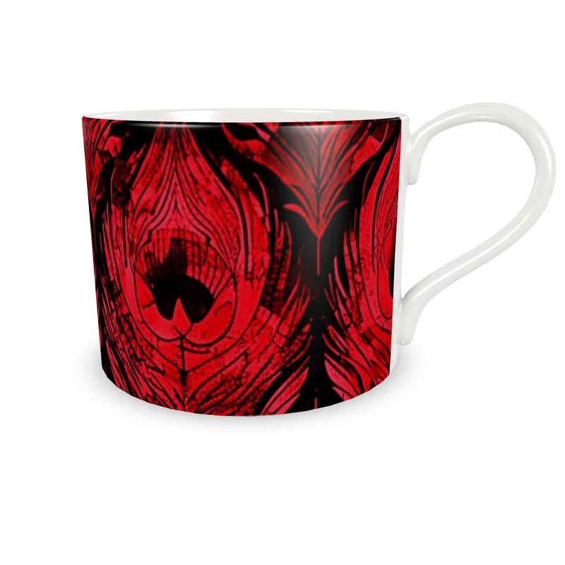 Feather Ruby Bone China