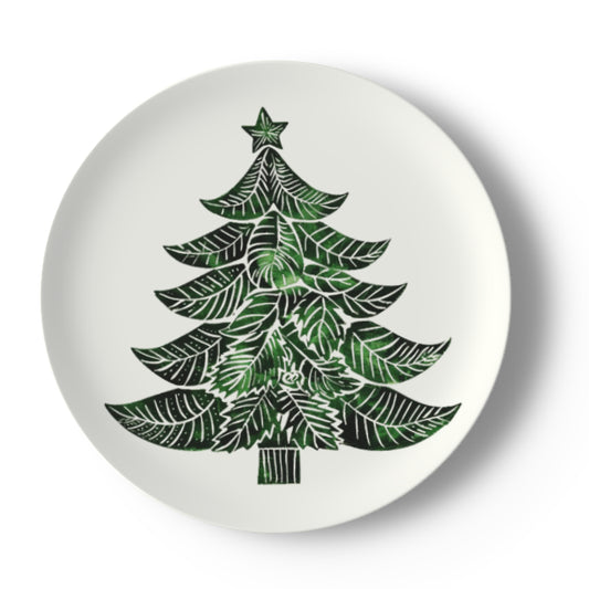 Catskills Christmas Tree on White Bone China