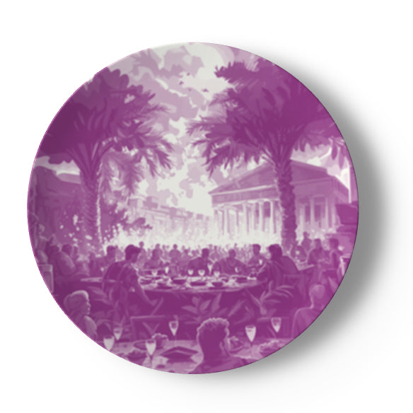 Saturnalia Classic Purple Bone China