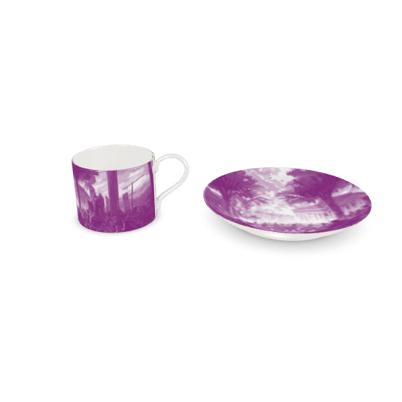 Saturnalia Classic Purple Bone China